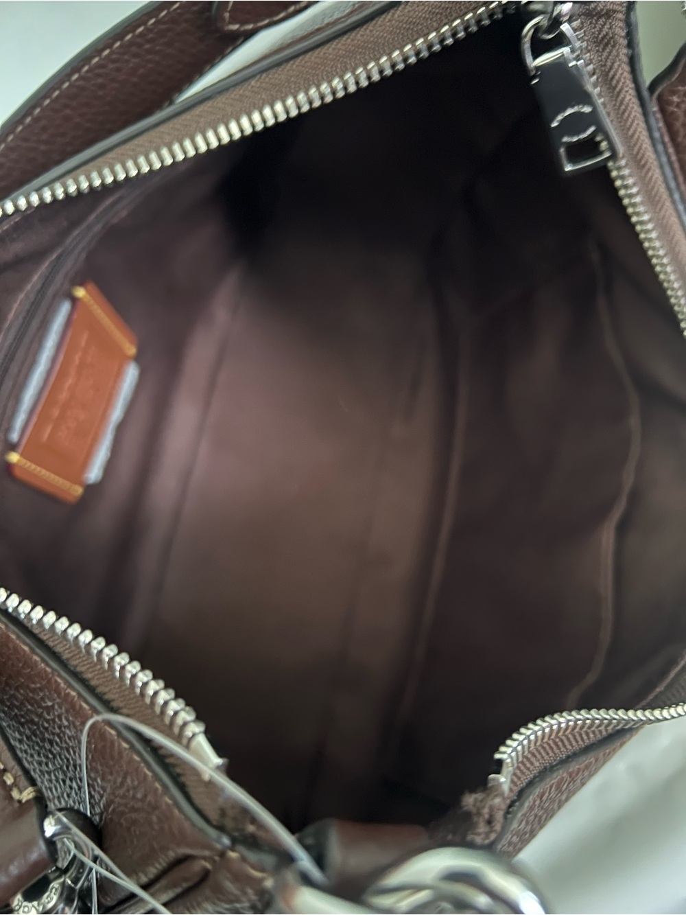 COACH Teri Hobo Bag in Maple Color - Picture 8 of 10